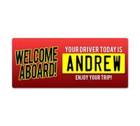 WTF | Your Driver Today V1 | Twine - Metal Wall Sign Plaque Art Inspirational