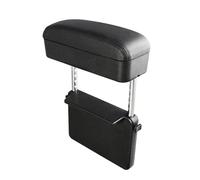 WTGCZDHY Car Armrest Box for Audi A1 4door 2010-2015,Leather Armrest Storage Box Height Adjustable Arm Rest Relieve Arm Soreness Car Lnterior Accessories,Black