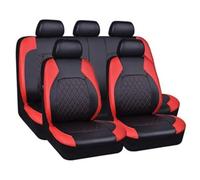 WTGCZDHY Car Seat Covers for Lexus GS450H 2012-2018,PU Leather Waterproof Full Surround Front Rear Cushion Protectors,Breathable Interior Accessories,A-Red