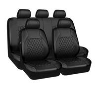 WTGCZDHY Car Seat Covers for Range Rover Velar 2017-2020,PU Leather Waterproof Full Surround Front Rear Cushion Protectors,Breathable Interior Accessories,A-Black