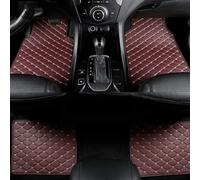 WTGCZDHY Leather Car Floor Mats for Alfa Romeo Alfetta GT GTV 1974-1986,Automotive Matts Covered Protection Front Rear Row Carpet Waterproof NonSlip Interior Accessories,A-Red