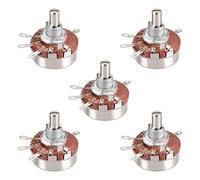 WTH118-1A 2K2 Ohm Variable Resistors Single Turn Rotary Carbon Film Taper Potentiometer 5pcs
