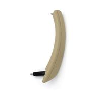 WTIXCRQ Car Interior Door Handle Compatible with BMW for 5-Series E60 E61 2006 2007 2008 2009 2010 Car Rear Interior Pull Handle Armrest Cover(Beige,Rear Left)