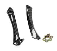 WTIXCRQ Car Interior Door Handle Compatible with BMW for E91 2004 2005 2006 2007 2008 for LCI 2007 2008 2009 2010 2011 2012 Front Rear Interior Inner Handle(Carbon,Right)