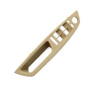 WTIXCRQ Car Interior Door Handle Compatible with BMW for X5 X6 E70 E71 E72 2007 2008 2009 2010 2011 2012 2013 Car Interior Door Pull Handle Trim Panel Cover(Beige,LHD)