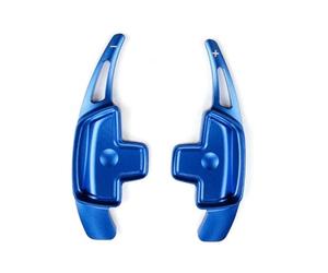WTIXCRQ Compatible with Benz for A Class A180 A200 A250 W176 2016-2021 for GLA X156 GLA 250 2017-2021 Steering Wheel Shift Paddle Metal Extender Car Shifter Paddle(Blue)