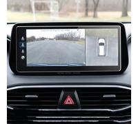 WTIXCRQ Interior accessories Compatible With Hyundai For Santa Fe 2021 1 Pcs Tempered Glass Protective Film Sticker Dashboard Guard 10.25 Inch Car Navigtion