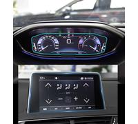 WTIXCRQ Interior accessories Compatible With Peugeot 3008 5008 2017 2018 2019 1 Pcs Car Navigtion Tempered Glass LCD Screen Protective Accessories