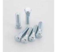 WTIXCRQ Wheel Stud 6 Pcs Car Wheel Bolts M12x1.5 49mm/43mm Length 12x 1.5mm Wheel Studs And 12.3mm Knurl Wheel Bolts Nuts Studs(43mm Length)