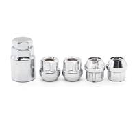 WTIXCRQ Wheel Stud Compatible With Kia 4 Wheel Nuts Locking 1 Key M12x1.25 M12x1.5 Wheel Locks Lug Nuts Wheel Hub Tyre Screw Bolt(M12x1.25)