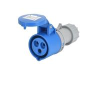 WTKFXVYHU Industrial Plug and Socket Connector Three-Phase 3-core 4P5 Hole 16A/32A Waterproof Non-Explosion-Proof IP44(3p16a Ip44 Connector Gp 510)