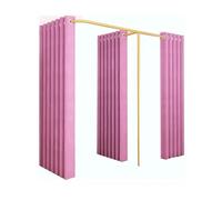 WTLONBF Changing Room F-Shape Large Dressing Room for Two Stylish Privacy Changing Room Easy to Install, for Mall Home Use Dressing Room(C,200x100x200cm)