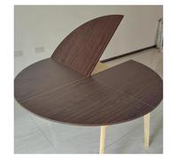 WTLONBF Foldable Round Tabletop Extender - Waterproof Solid Wood Event Table Top for Canteens, Restaurants, and Backyards - 40-70 in Adjustable Folding Table Board (70.9 in / 5.9