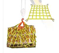 WTLONBF Lifting Net Straps Cargo Lifting Net, Elastic Cargo Netting, Flat Polyester Sling Lifting Net, Rope Lifting Net, for Lifting Work Loading and Unloading Goods, Customizable