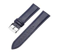 WTNZBAEM 10/12/14/16/18/20/22mm Watch Band Leather Straps Watchbands Slim Women Men Accessories Pin Buckle Wrist Belt With Tool(Blue,20mm)