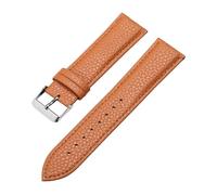 WTNZBAEM 10/12/14/16/18/20/22mm Watch Band Leather Straps Watchbands Slim Women Men Accessories Pin Buckle Wrist Belt With Tool(Light Brown,18mm)