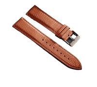 WTNZBAEM 10/12/14/16/18/20/22mm Watch Band Leather Straps Watchbands Slim Women Men Accessories Pin Buckle Wrist Belt With Tool(Brown,16mm)