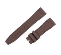 WTNZBAEM 20Mm 22Mm Soft Fluororubber FKM Rubber Watchband Compatible With Tudor Black Bay 1958 39Mm 41Mm Gmt Watch Accessoires(Brown-No buckle,20MM_GOLD BUCKLE)