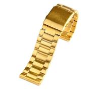 WTNZBAEM 22mm 24mm 26mm 28mm Black Silver Gold Stainless Steel Strap Men's Solid Metal Watch Chain Compatible With DIESEL DZ7333 DZ4344 Strap(Gold,26mm)