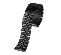 WTNZBAEM 22MM Solid Steel Watch Band Compatible With Seiko PROSPEX Series Abalone SRPA21J1 SRPE99K1 SRP777 SRPC25 773 Men's Watches Accessories(B-Black)
