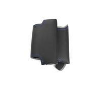 WTNZBAEM Braid Steering Wheel Compatible With Honda CR-V CRV 2012 2013 2014 2015 2016 Car Interior Hand-stitched Leather Cover Trim(Blue line)