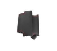 WTNZBAEM Braid Steering Wheel Compatible With Honda CR-V CRV 2012 2013 2014 2015 2016 Car Interior Hand-stitched Leather Cover Trim(Red line)