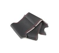 WTNZBAEM Braids on Steering Wheel Compatible With Honda Accord 9th 2013-2017 Crosstour 2014 2015 Car Perforated Leather Cover(Red line)