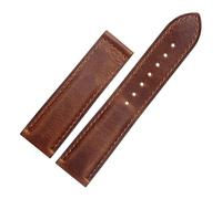 WTNZBAEM Calfskin Leather Strap 20mm 22mm Men Folding Buckle Bracelet for Hamilton KHAKI AVIATION JAZZMASTER Series Watch Band(Brown00,20mm)