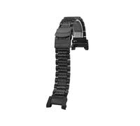 WTNZBAEM Compatible With Casio G-SHOCK Big Mud King Third Generation Solid Stainless Steel WatchBand GWG-B1000 Men Modification Metal Watch Strap(95 Black)