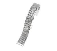WTNZBAEM Compatible With Citizen Air Eagle Blue Angel JY8031-56 CB5848 CB5840 Personality Double Press Buckle Solid Stainless Steel Watchband 22 23mm(Steel,22mm)