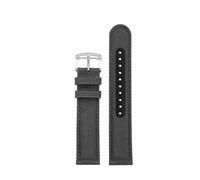 WTNZBAEM Compatible With Citizen FF Series Pilot CA4500/4503/4505 Nylon Canvas Watch Band IWC Mark 18 Strap Hamilton Kaki Field Belt 20mm 21mm 22mm(Gray-silver A,20mm)