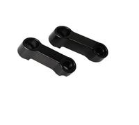 WTNZBAEM Compatible With Honda Suziki Yamaha Equal Universal Motorcycle Rearview Mirrors Extension Riser Adapter Bracket 10MM 8MM(Black)