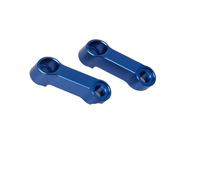 WTNZBAEM Compatible With Honda Suziki Yamaha Equal Universal Motorcycle Rearview Mirrors Extension Riser Adapter Bracket 10MM 8MM(Blue)