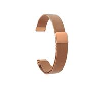 WTNZBAEM Compatible With Lily 2 Magnetic Stainless Steel Strap Lily2 Metal SmartWatch Milan Watchband Women 14mm Ladies Watch Chian(Rose gold)