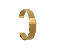 WTNZBAEM Compatible With Lily 2 Magnetic Stainless Steel Strap Lily2 Metal SmartWatch Milan Watchband Women 14mm Ladies Watch Chian(Gold)