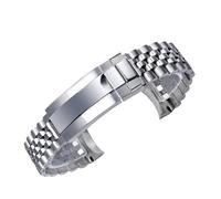 WTNZBAEM Jubilee Watchband Compatible With Rolex Sub GMT Yacht Daytona 20mm 21mm Men's Strap Luxury Watch Chain Mod Parts Replacement Accessories(21mm)