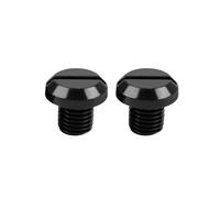 WTNZBAEM M10x1.25 Universal Motorcycle CNC Rear Mirror Hole Plugs Left Right Screws Caps Cover Bolts Compatible With Yamaha(2pcs left)