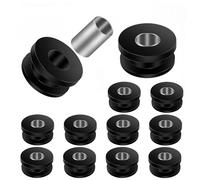 WTNZBAEM M8 Motorcycle Rubber Grommets Kit Replacement Accessories Compaible With Fairings Cowling Windshield Hard Saddle Bag Bracket （12PCS）