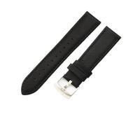 WTNZBAEM Men's Leather Watchbands Compatible With Armani Watch With Black AR1732 1733 1737 1828 1694 1846 20MM Strap(Black-Steel,20mm)