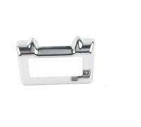 WTNZBAEM Motorcycle Oil Cooler Cover Compatible With Harley Touring Road King Electra Glide FLHX Black/Chrome ABS Plastic