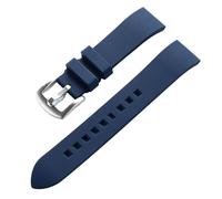 WTNZBAEM Premium Silicone Strap 18 19 20 21 22 24mm Quick Release Diving Waterproof Wrist Band Universal Rubber Watch Bracelet Accessorie(Blue,20mm)