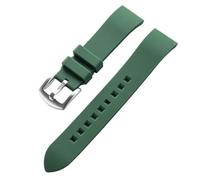 WTNZBAEM Premium Silicone Strap 18 19 20 21 22 24mm Quick Release Diving Waterproof Wrist Band Universal Rubber Watch Bracelet Accessorie(Green,22mm)