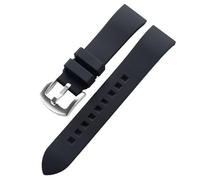 WTNZBAEM Premium Silicone Strap 18 19 20 21 22 24mm Quick Release Diving Waterproof Wrist Band Universal Rubber Watch Bracelet Accessorie(Black,24mm)