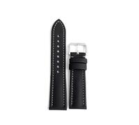 WTNZBAEM Sailcloth Waterproof Watchband 18mm 19mm 20mm 21mm 22mm 23mm 24mm Quick Release Straps Compatible With Omega Blancpain Seiko Divers Watches(Black-gray line,22mm)
