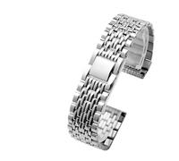 WTNZBAEM Solid Fine Steel Watch Chain Compatible With TISSOT 1853 Everytime T109.610 .407 Metal Watchband(19mm)