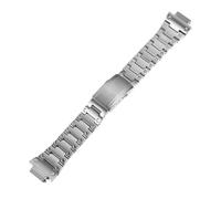 WTNZBAEM Stainless Steel Watchband Compatible With Casio Gshock GW-M5610 DW5600 GW-5000 GBM-2100 GA2100 GM5600 GM2100 Watch Band Solid Strap(Silver,GA2100-GA2110)