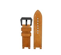 WTNZBAEM Vintage Cowhide Leather Watchband Compatible With G-SHOCK Casio GST-B100/S130/S110/S120/W130L/W100/210/W300 Retro Watch Strap Men's Bracelet(Khaki black)