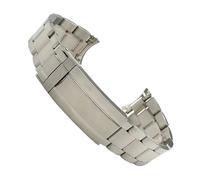 WTNZBAEM Watch Bands 904 Stainless Steel Silver Oyster Style Bracelet 19mm Strap Compatible With SEIKO 5(SNXS73 75 77 79 80 81 SNFF05 SNXG47) J1/K1(Frosted silver-3)