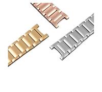 WTNZBAEM Watch Strap Compatible With Fiyta Rossini Versace Steel Belt Women's VSP491319 1419 1519 Casio SHE-3034 Band 16mm*10mm(Gold white,18-10mm)