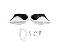 WTNZBAEM Wind Deflector Shield Handguards Hand Protectors Guards Compatible With BMW R1200GS ADV F800GS Adventure S1000XR F900R 2014-2021(White Black-1Set)
